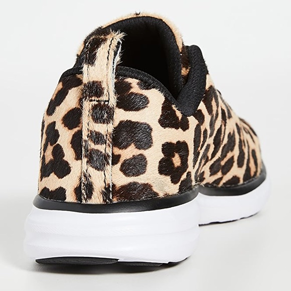 APL WOMENS ICONIC PRO CALF HAIR LEOPARD SNEAKERS - Picture 3 of 7
